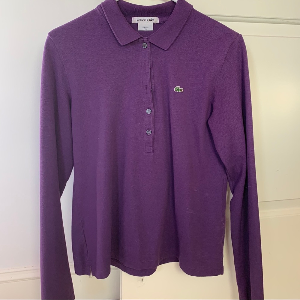 Long Sleeved Lacoste Polo